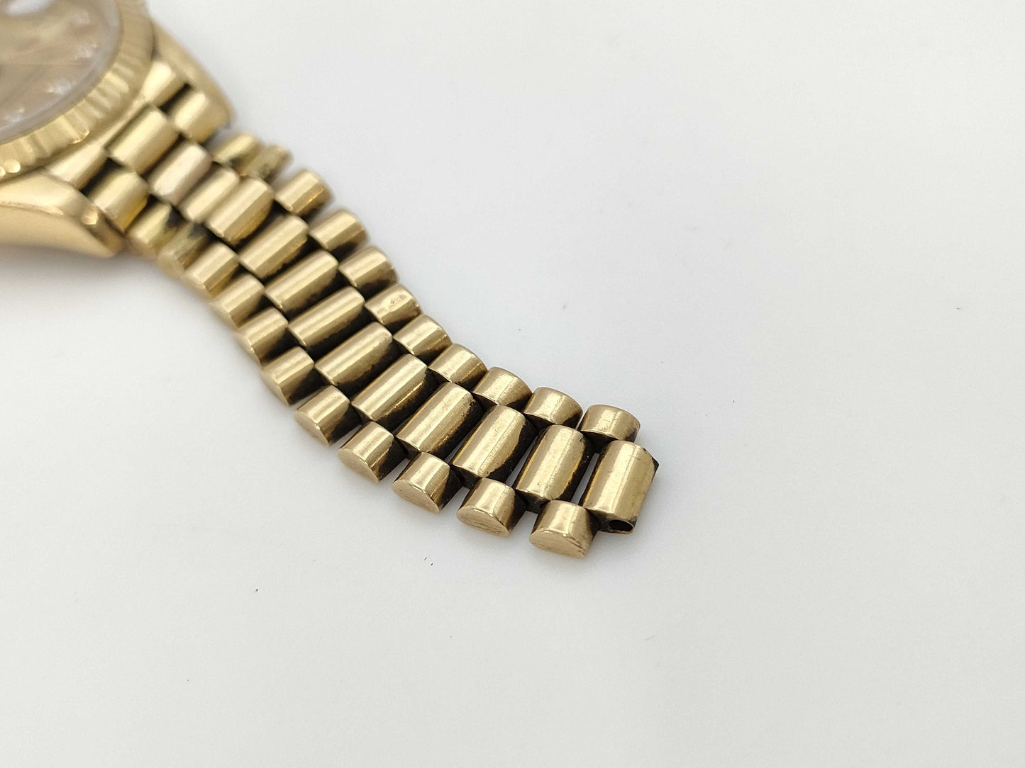 ROLEX 69178G S360950 Champagne Dial President Bracelet Women's Watch