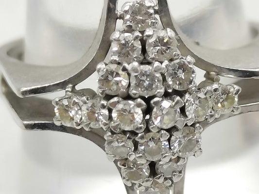 D0.52ct Pt900 8.4g Ring