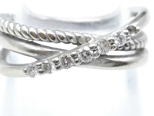 Diamond K18 3.9g Ring
