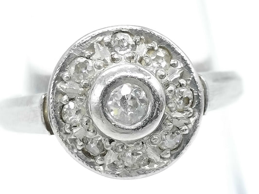 Diamond Pt 3.8g Ring