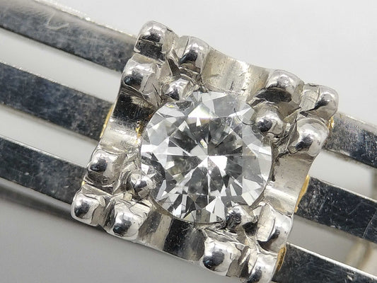 Diamond Pt900 6.3g Tie Pin/Cufflinks