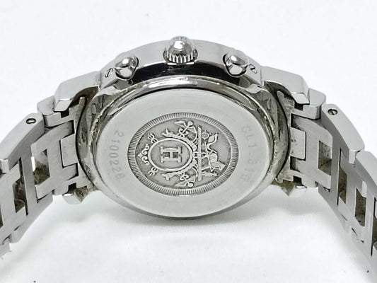 HERMES CL1.310 2100226 Quartz Black Dial Unoperated Women's Watch