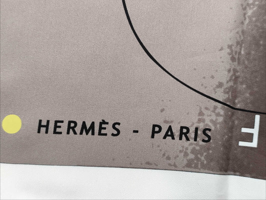 HERMES Carre World Map Scarf