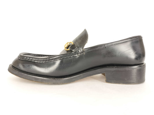 GUCCI Horsebit Leather Loafers