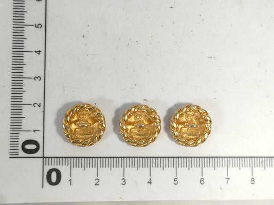 CHANEL Coco Mark Buttons, Metal Fittings, 3 Pieces, Other Accessories