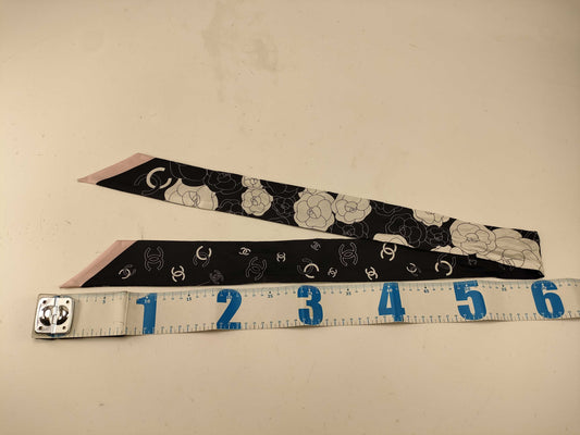 CHANEL Coco Camellia Twely Scarf
