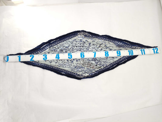 HERMES Carre Pleats LIBRES COMME LAIR Sky Free Scarf