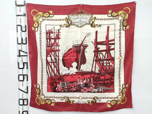 HERMES Carre Ship Building Scarf