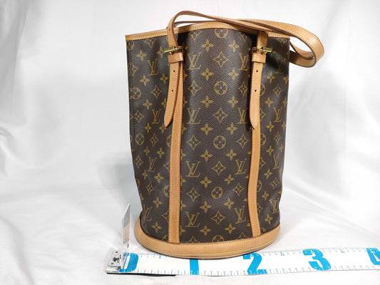 LOUIS VUITTON Monogram Bucket GM Tote Bag