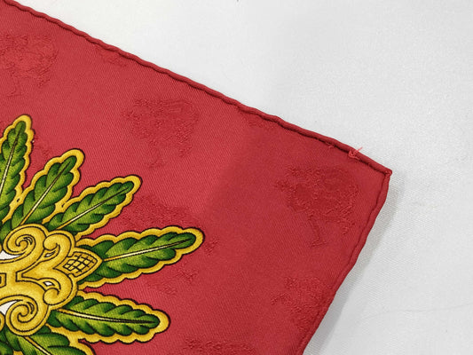 HERMES CP Carre 90 Foies d River Scarf