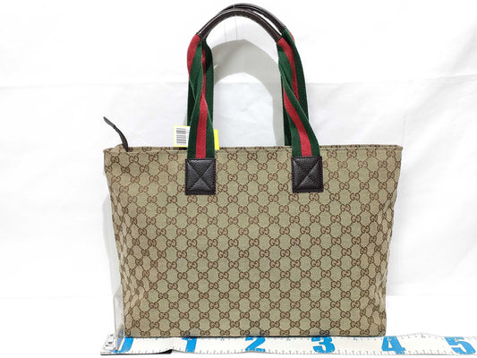 GUCCI GG Canvas Sherry Tote Bag 155524 002058
