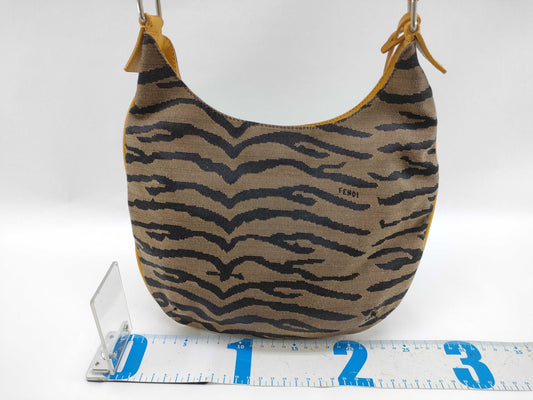 FENDI Zebra Print One-Shoulder Bag Handbag
