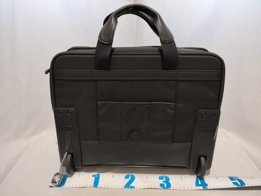 TUMI Canvas Nylon Carry Case Black Business Bag