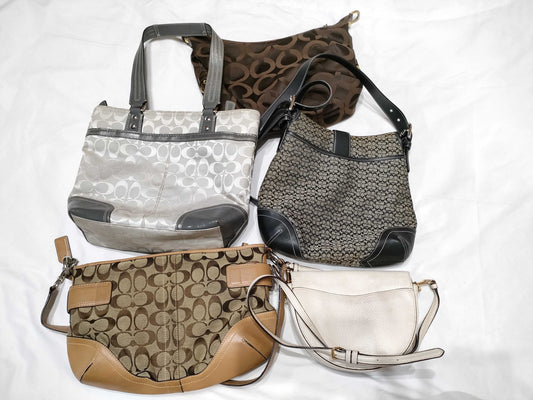 COACH Signature 5-Piece Set Handbag