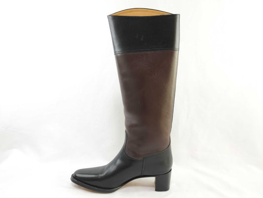 HERMES Leather Long Boots Other Shoes
