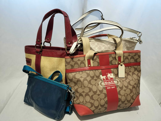 COACH Signature Handbag*3/Tote Bag*1 Handbag