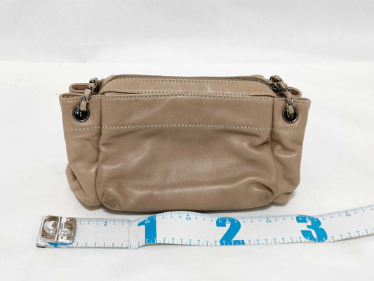 CHANEL Lambskin Logo Chain Shoulder Bag