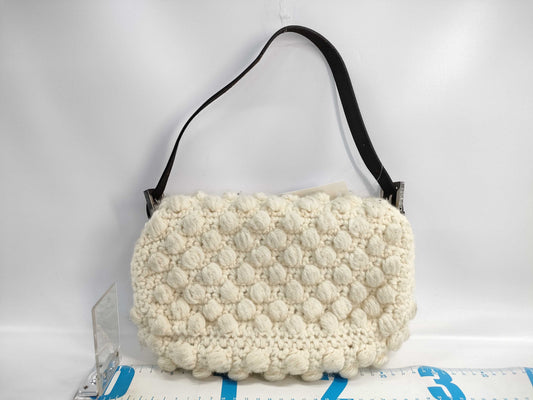 FENDI Mamma Knitted Shoulder Shoulder Bag