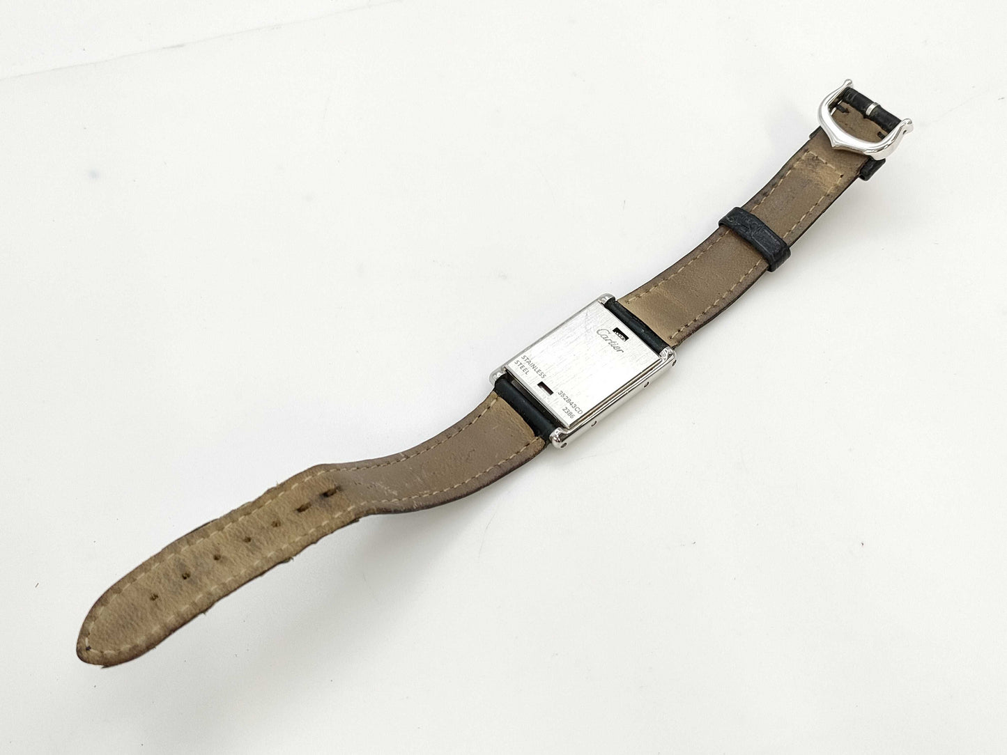 Cartier Tank Basculant SM W1011158 2386 352843CD Quartz Unmoving Women's Watch