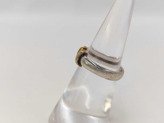 Tiffany & Co. 925/750 Stacking Ruby Ring, 3.3g