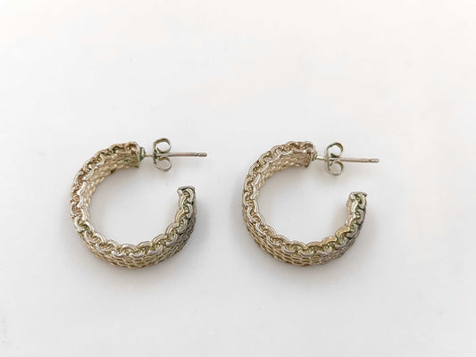 Tiffany & Co. Somerset Hoop Earrings, SV925, 11.0g