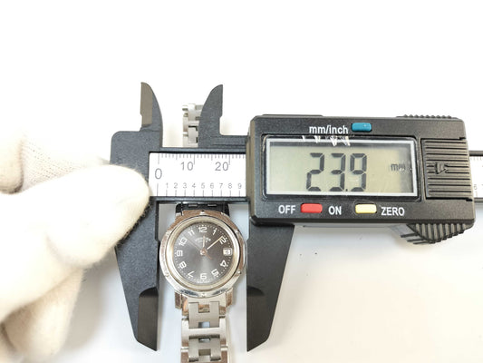 HERMES CL4.210 1506561 Black Dial Women's Watch