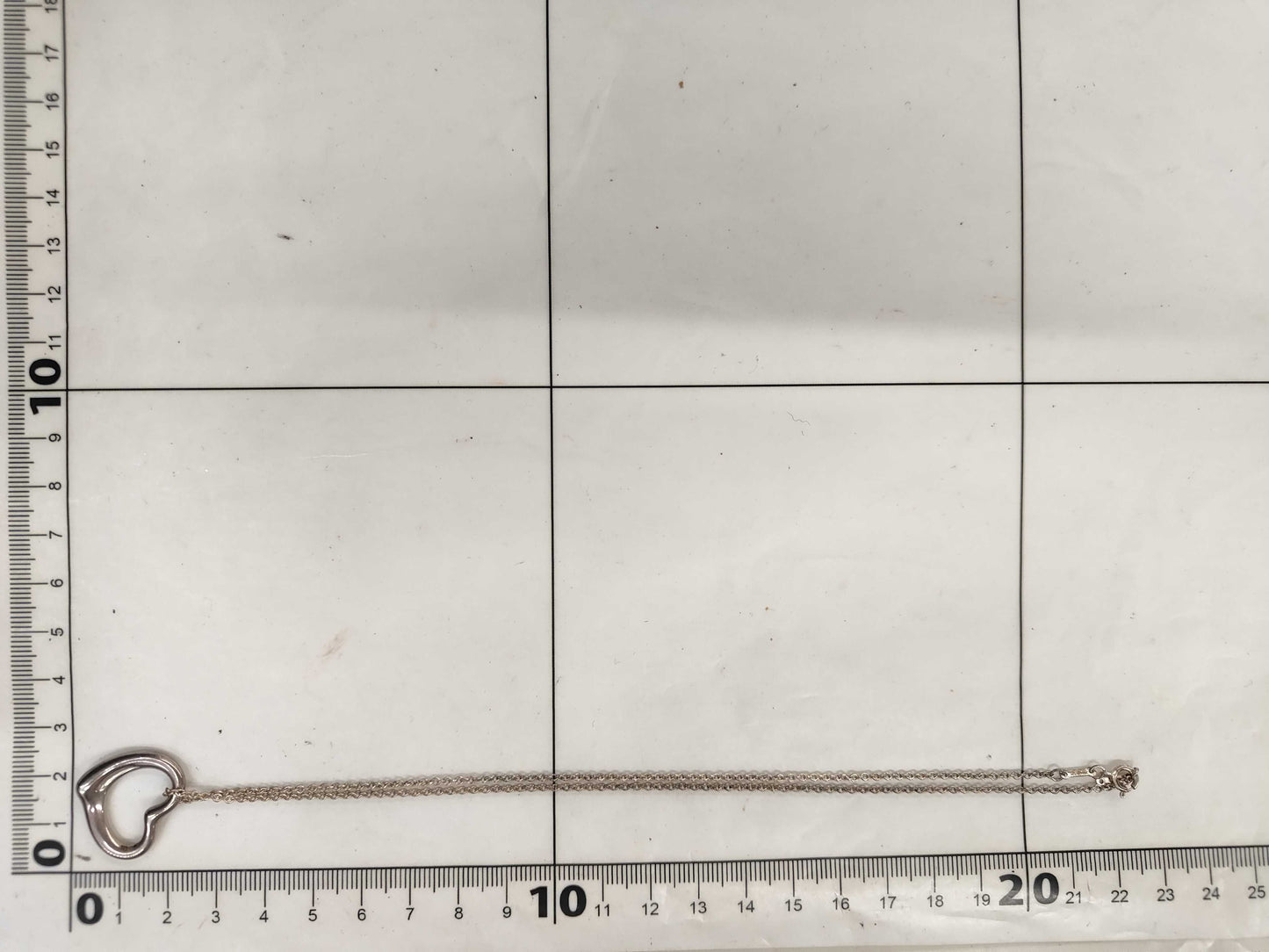 Tiffany & Co. Open Heart SV925 6.5g Necklace