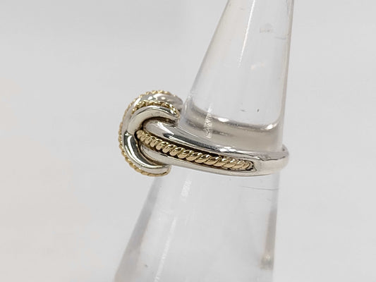 Tiffany & Co. Signature SV925/750 7g 7.4g Ring