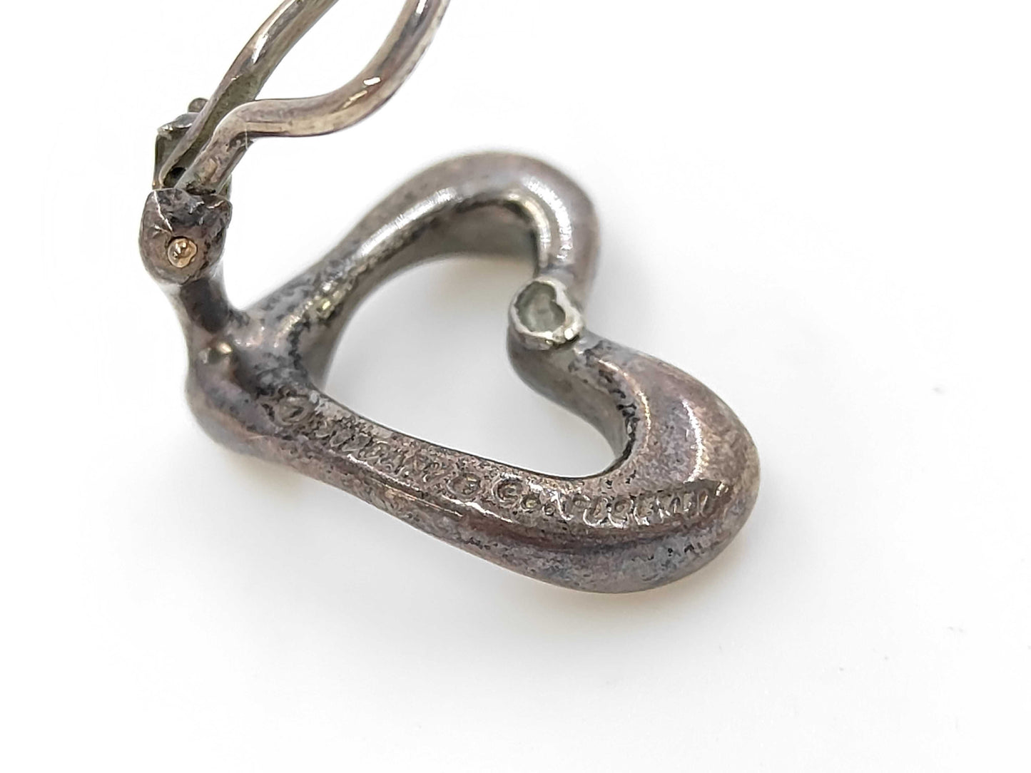 Tiffany & Co. SV925 Heart Earrings, 11.5g