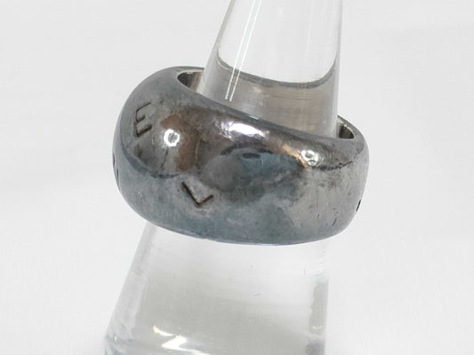 CHANEL Logo Ring SV925 19.0g Ring