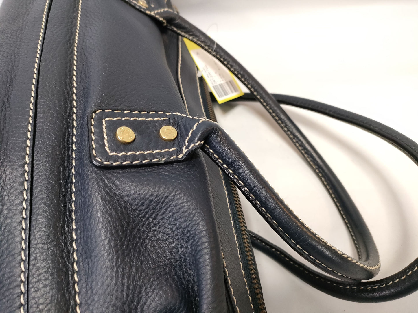 CELINE Leather Mini Boston Bag