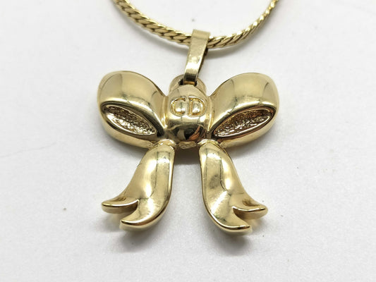 Dior Ribbon Necklace Necklace