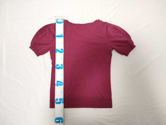 BURBERRY? 100% Cotton V-Neck Top