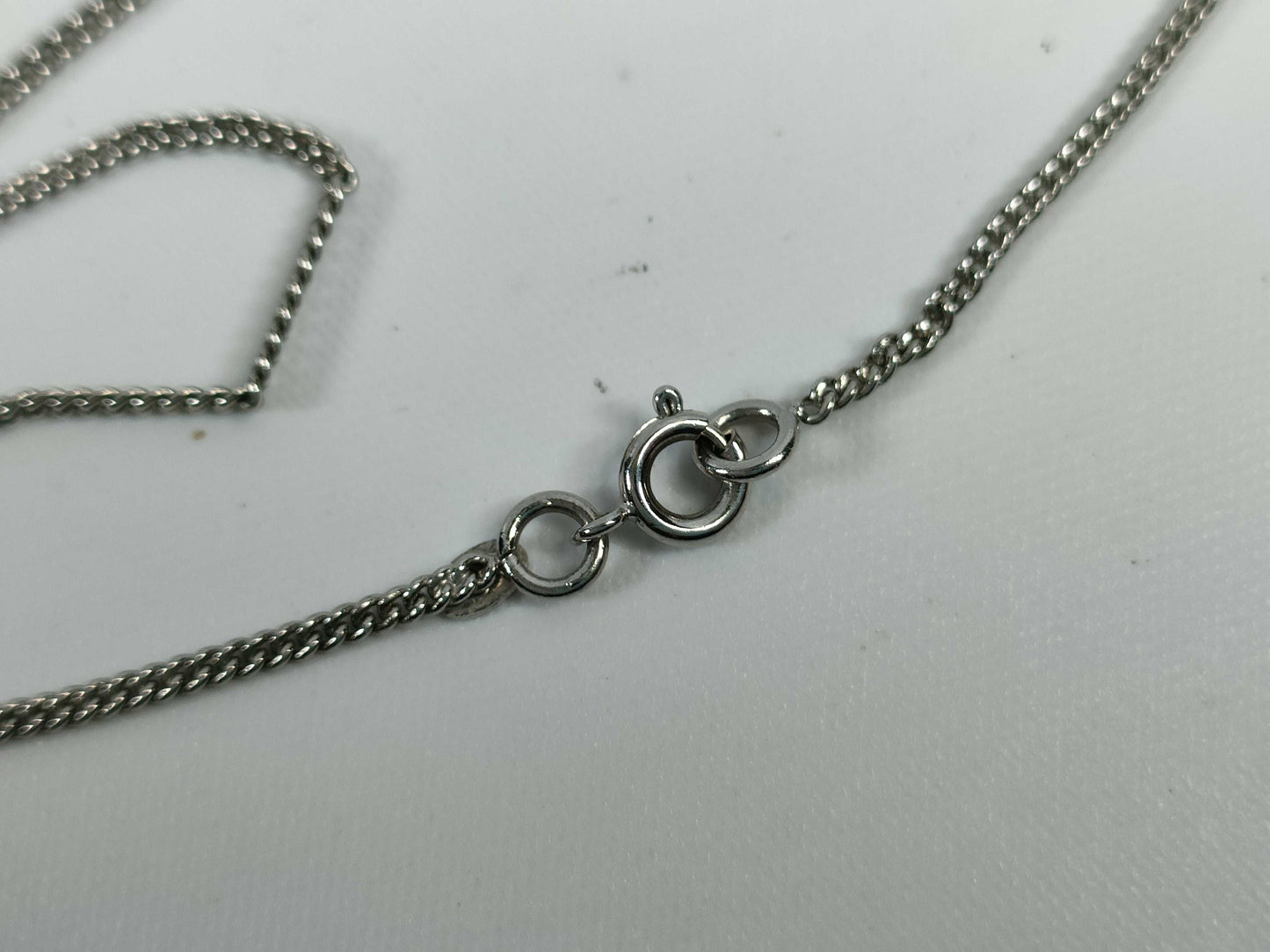 CHANEL 05C Silver Color Necklace