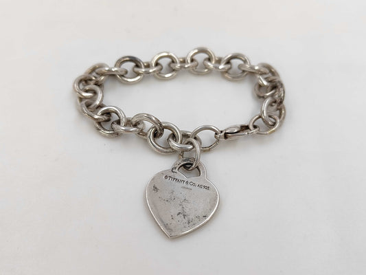 Tiffany & Co. Tiffany Heart Return to Sterling Silver 925 30.5g Bracelet/Bangle