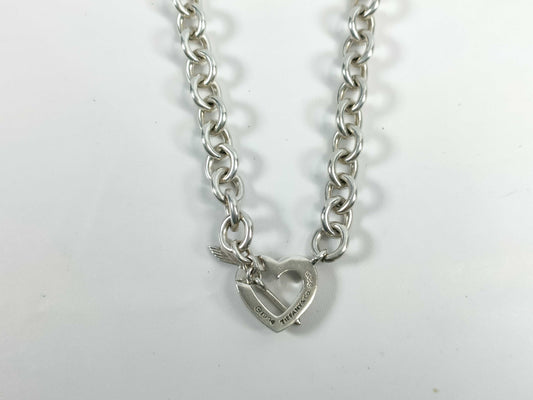 Tiffany & Co. Heart and Arrow Toggle Necklace
