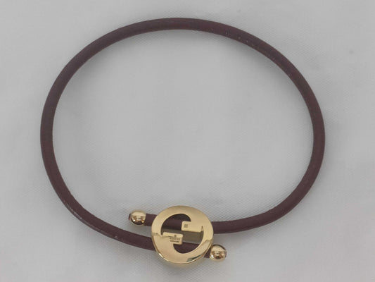 GUCCI Lacquer Finish Round Interlocking G Bracelet Hair Accessory