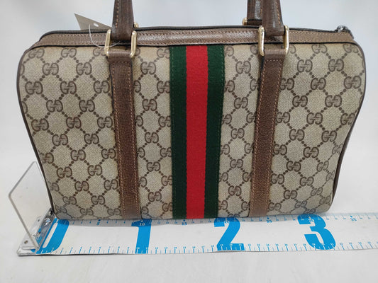 GUCCI Boston Sherry, slightly deteriorated Boston bag