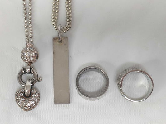 GUCCI Folli Follie/Calvin Klein/SV925 Necklace/Ring*4 Accessories Summary Accessories Summary