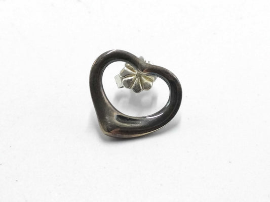 Tiffany & Co. 925 Open Heart Earrings Pair