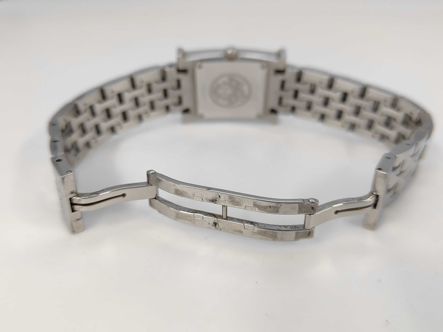 HERMES H Watch HH1.210 2014119 Quartz Orange Dial Women's Watch