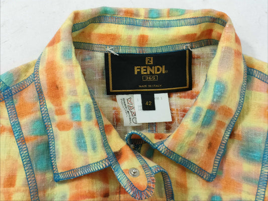 FENDI shirt/all-over print shirt