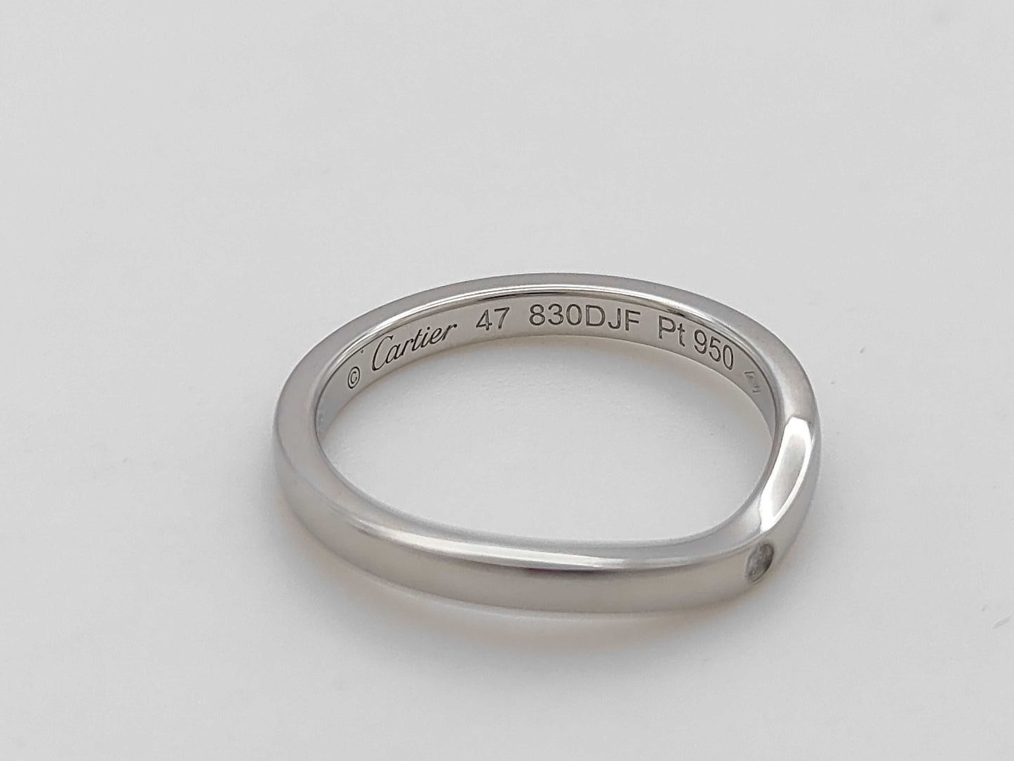 Cartier Ballerina Pair Rings in PT950, 6.5g