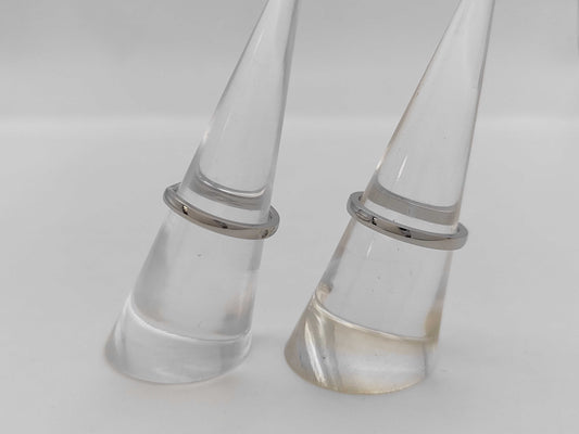 Cartier Ballerina Pair Rings in PT950, 6.5g