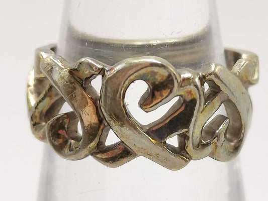 Tiffany & Co. Loving Heart Triple Heart SV925 Ring