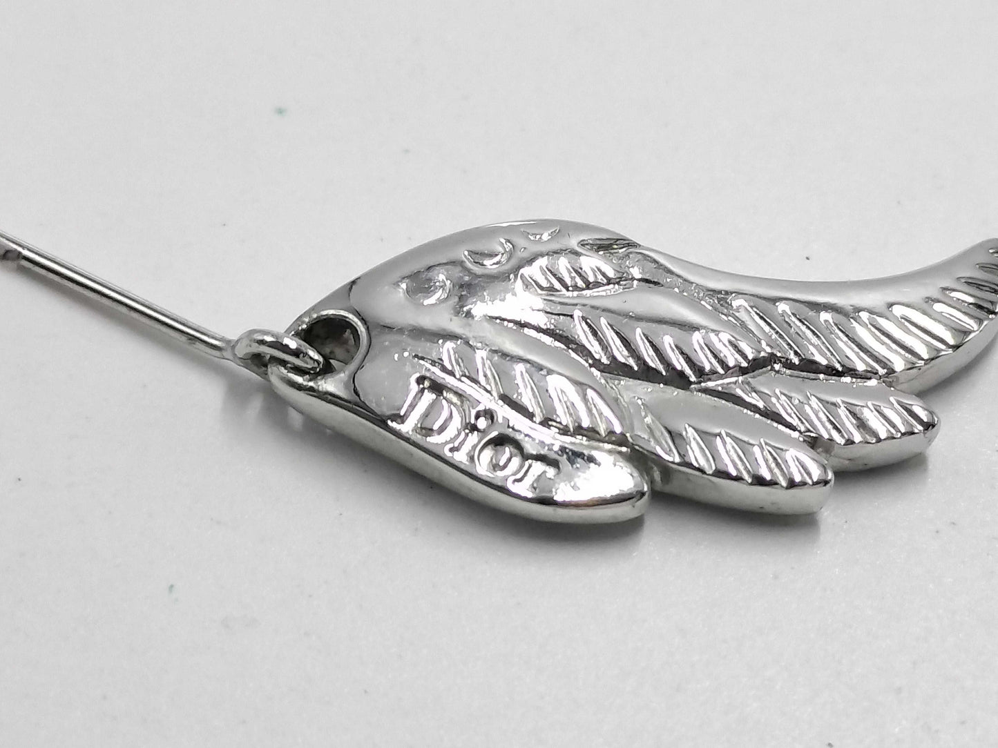 Dior feather earrings