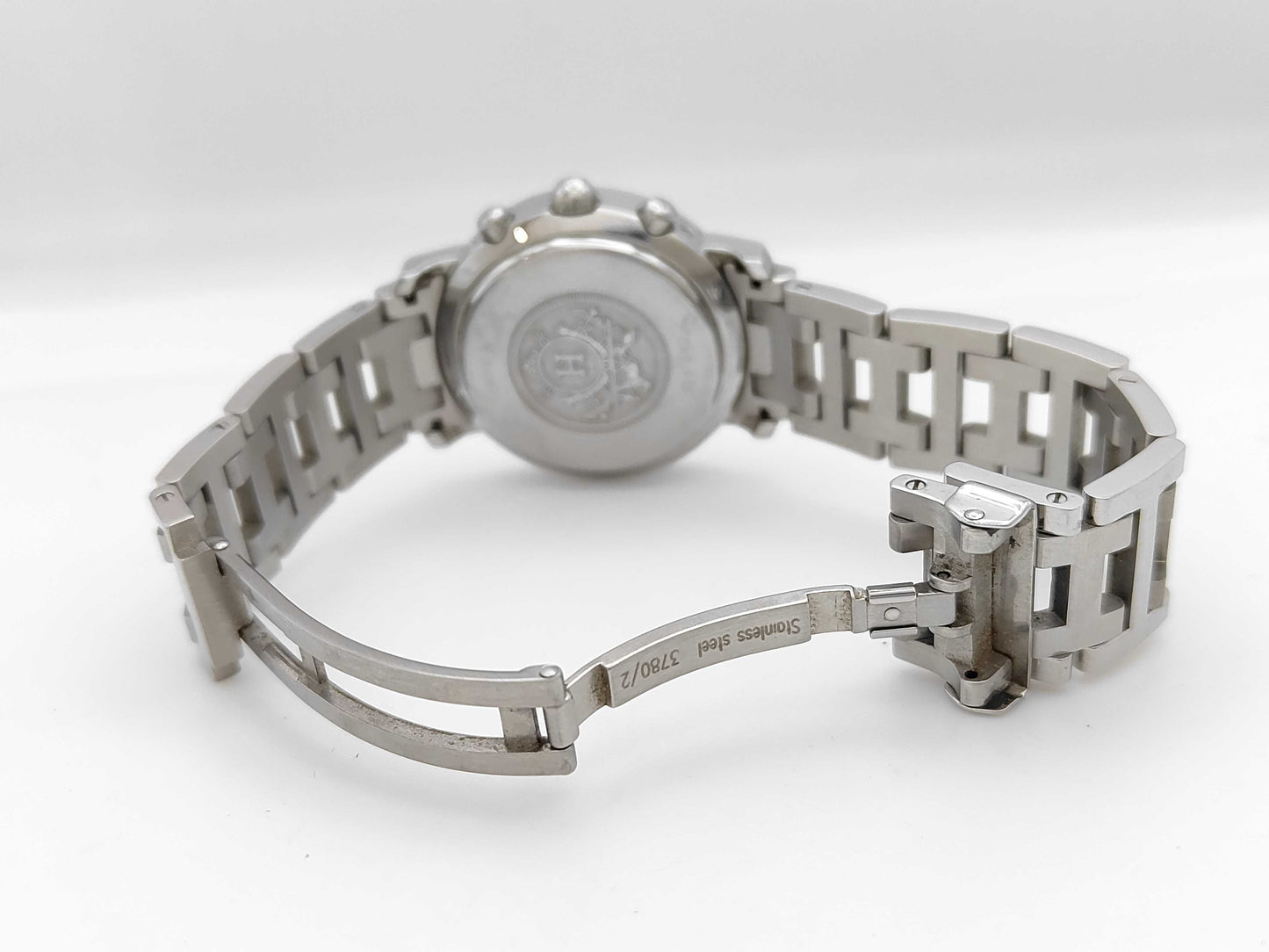 HERMES CL1.310 1610415 Quartz White Dial Women's Watch