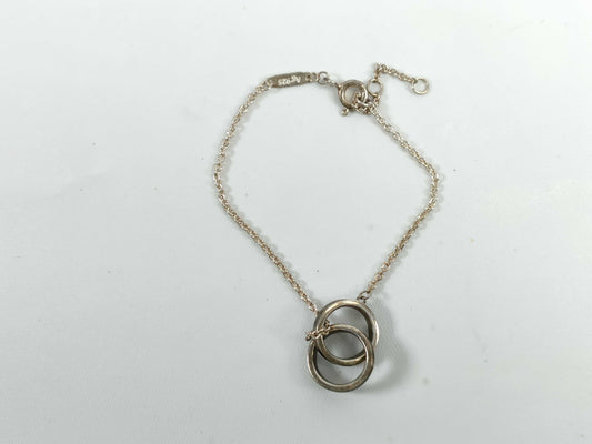 Tiffany & Co. Interlocking Circle Bracelet, SV925, 2.9g