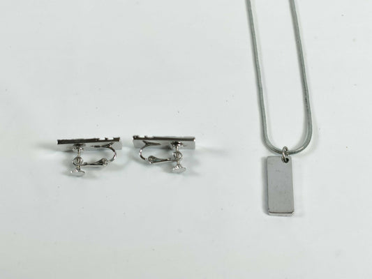 Dior logo necklace, earrings, plate, Trotter accessories, accessories collection