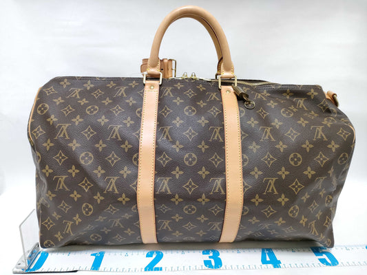 LOUIS VUITTON Monogram M41414 Keepall Bandouliere 55 Boston Bag